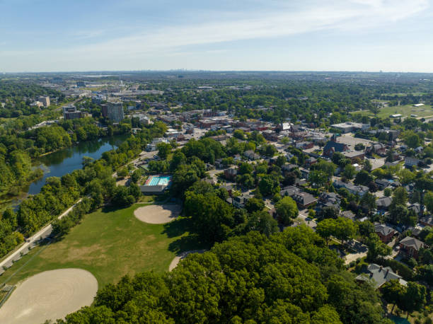 istock Aerial townscape Milton Ontario, Canada 1457496251