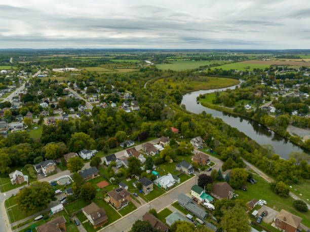 istock Aerial townscape Renfrew Ontario, Canada 1457497465
