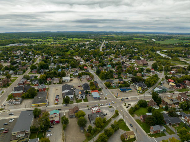 istock Aerial townscape Renfrew Ontario, Canada 1457497501
