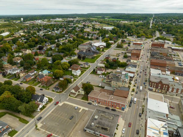 istock Aerial townscape Renfrew Ontario, Canada 1457497516