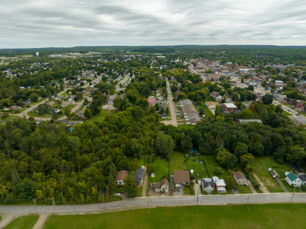 istock Aerial townscape Renfrew Ontario, Canada 1457497533