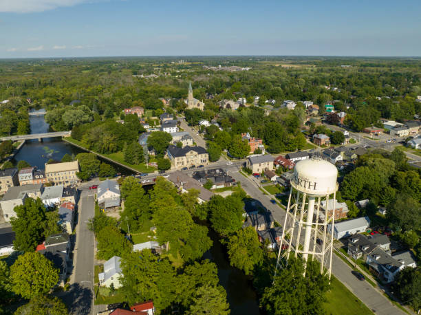 istock Aerial townscape Perth Ontario, Canada 1457497641