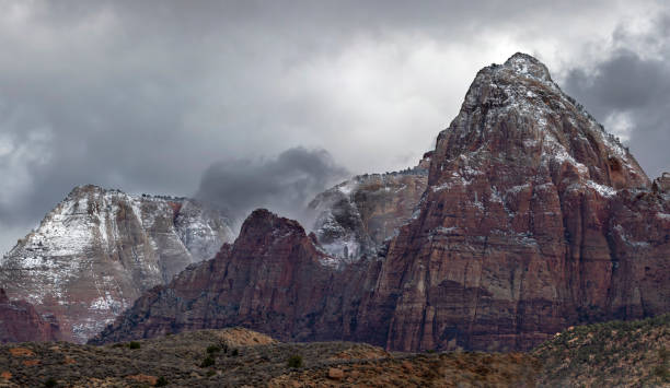 istock Zion Autumn Snow 1457498882