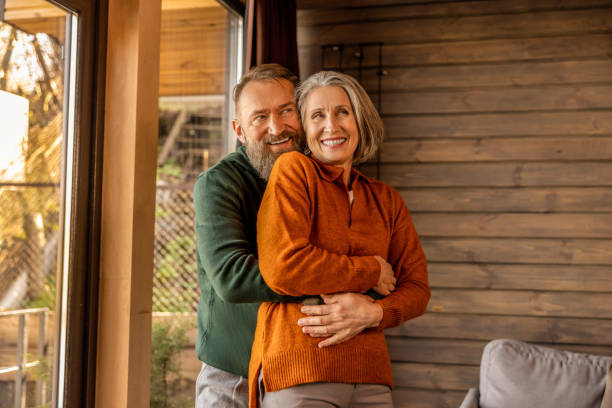 istock Mature couple feeling excited and romantic 1457507555