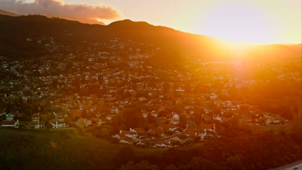 istock Thousand Oaks, CA Sunset -- Aerial View 1457515862