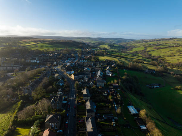 istock Aerial View of Haworth, West Yorkshire 1457520569