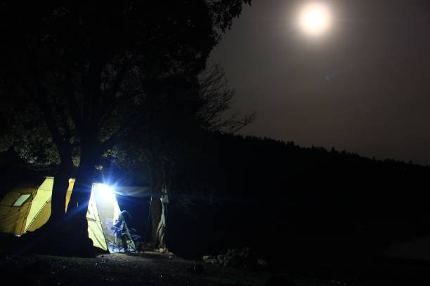 istock Overnight camping at Agulmam Azgza lake 1457522546