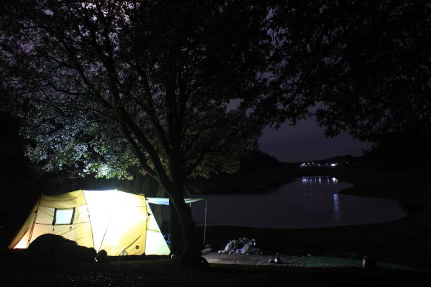 istock Overnight camping at Agulmam Azgza lake 1457523084