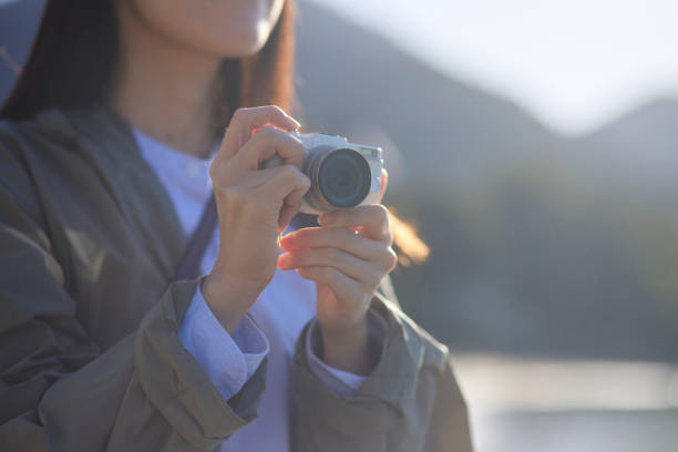 Japanese woman traveling alone