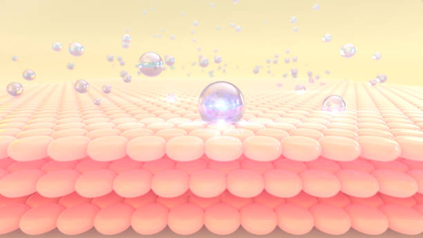 istock Vitamin and moisture droplets drop on skin cells 1457534774