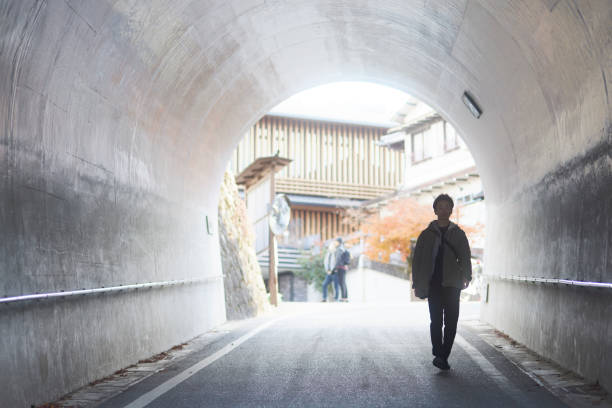 istock Japanese young man enjoy traveling alone 1457536809