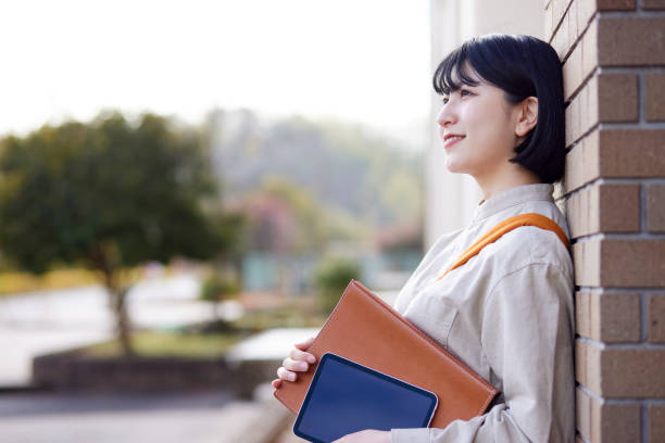 istock Japanese college girl 1457538347
