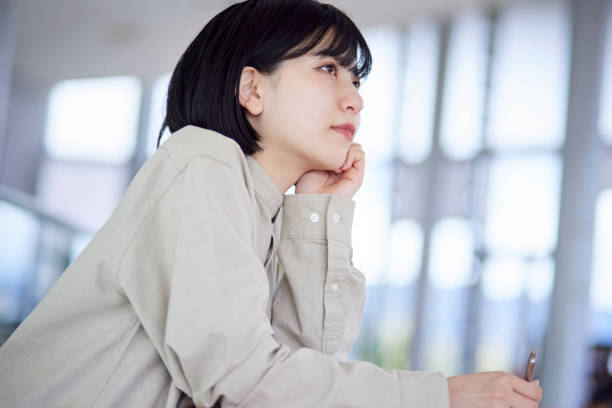 istock Japanese college girl 1457538523