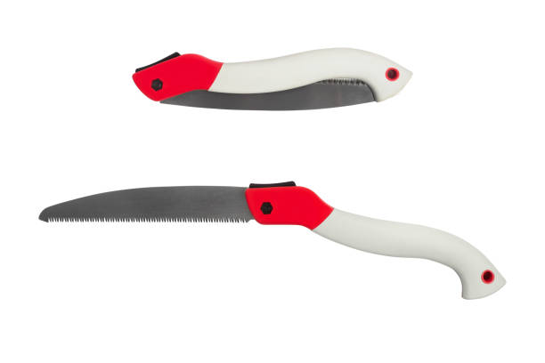 istock Manual folding garden saw 1457544684