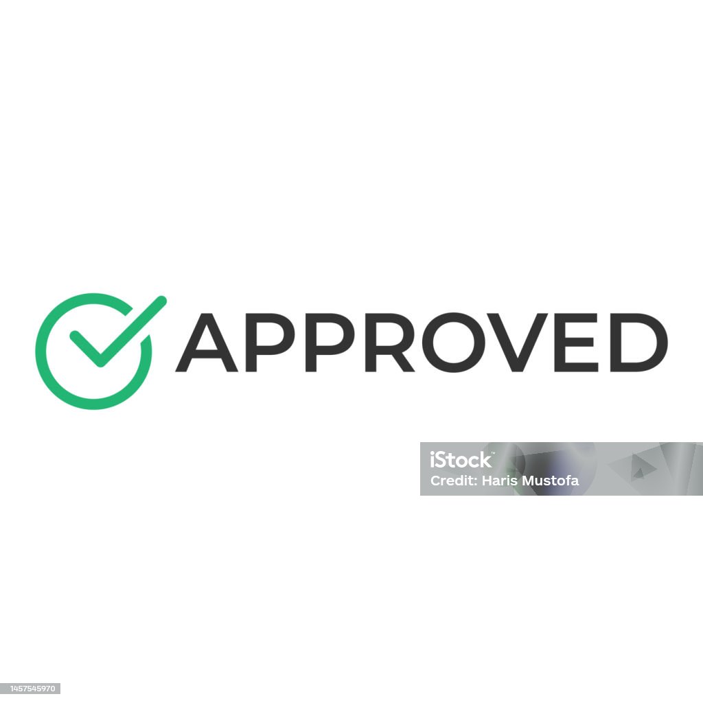 Appoved Sign Approved Sign Stock Illustration - Download Image Now - Business ...