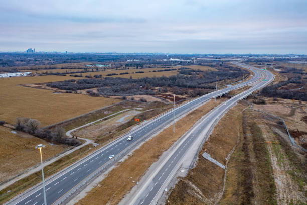 istock Canadian Pacific CPRailway Vaughan Intermodal Terminal in Kleinburg, Canada 1457554843