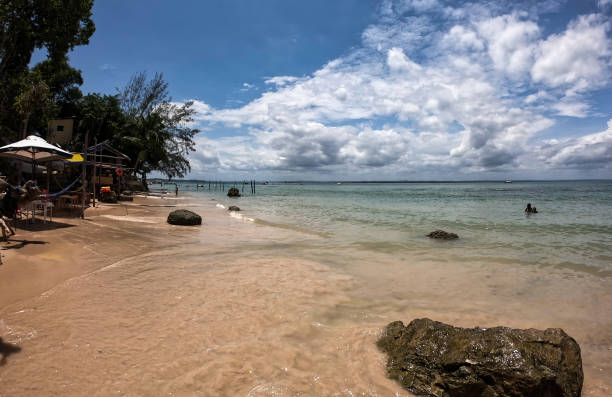 istock Tropical beach in northeastern Brazil 1457556703