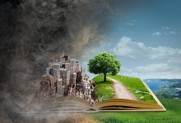 istock pollution and sustainable life 1457560690