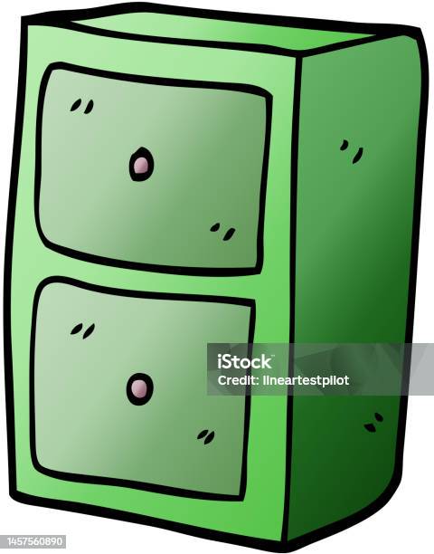 Filing Room Cartoon Cartoon Doodle Filing Cabinet Stock Illustration - Download Image Now ...