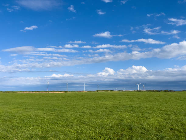 istock A group of wind power generation windmills standing on the prairie 1457570497