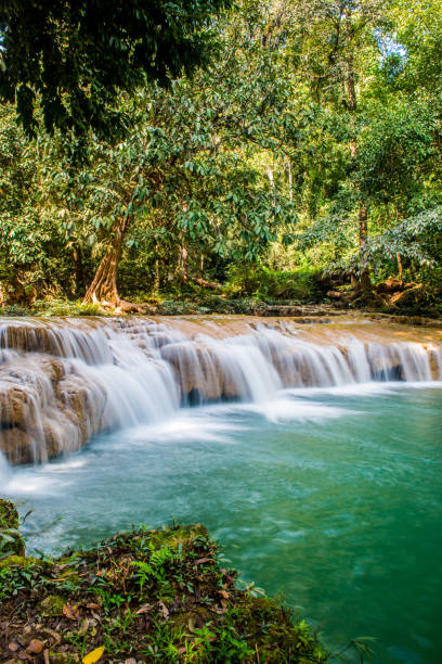 istock Tansawan waterfall in Doi Phu Nang national park 1457575470