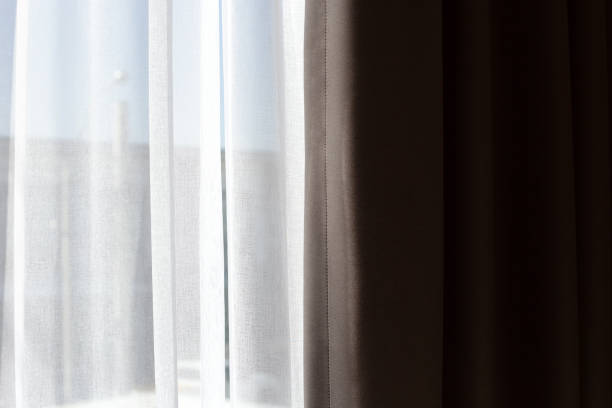 istock Curtains door or window, Room decoration interior 1457576332
