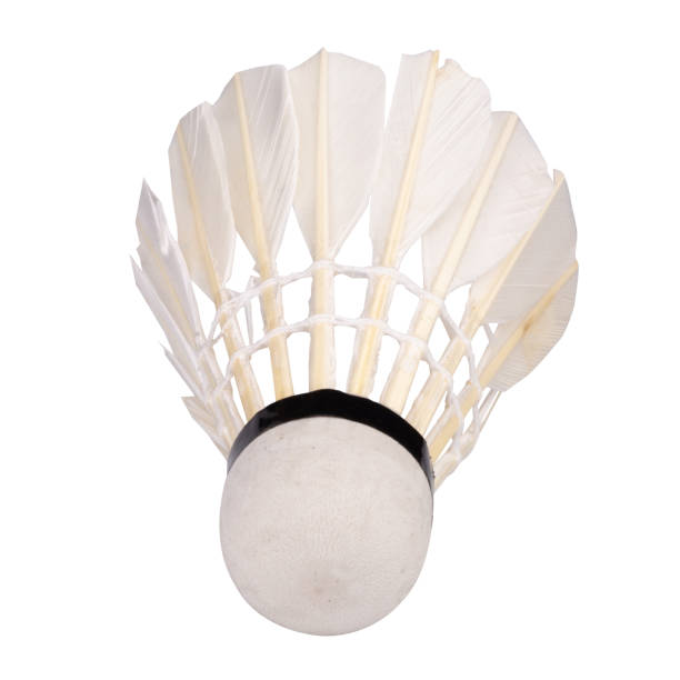 istock badminton ball isolated on white background 1457585047