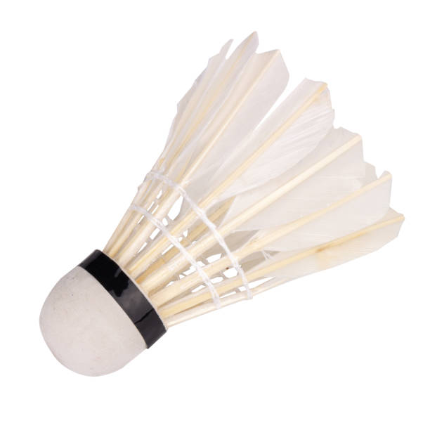istock badminton ball isolated on white background 1457585060