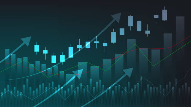 istock finance and business background. bar chart and candlestick chart show stock market trading price 1457589569