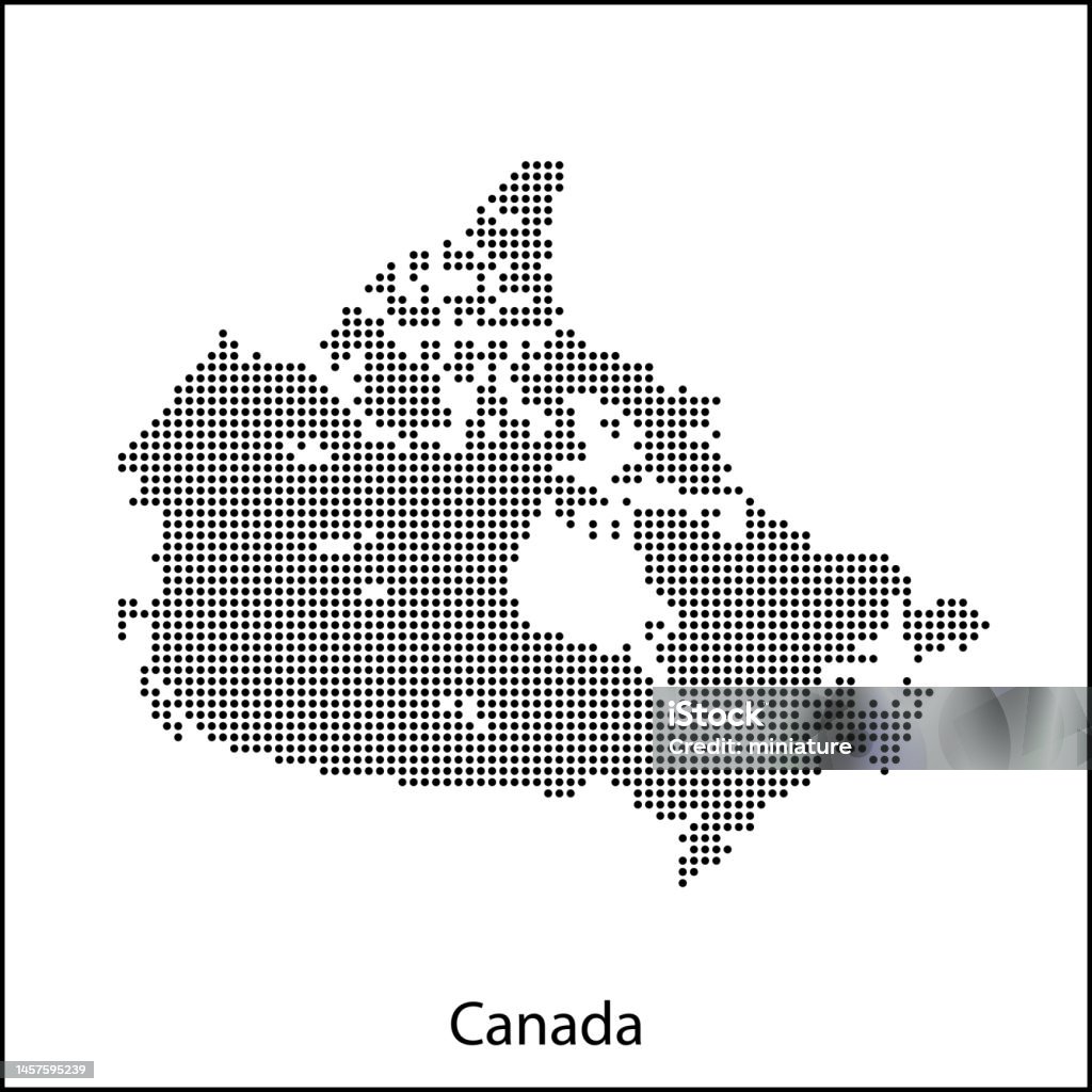 Canada Map Stock Illustration - Download Image Now - Canada, Map