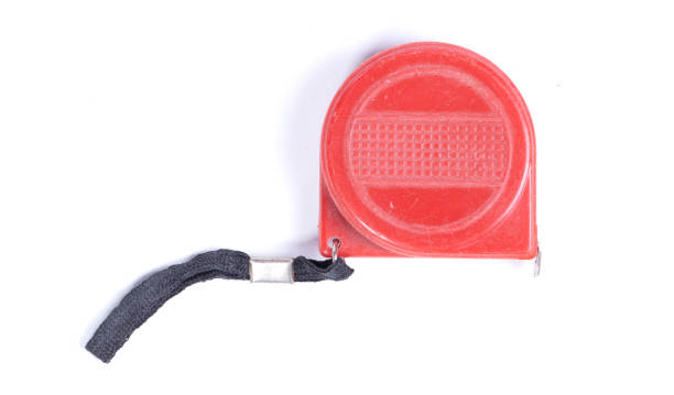 istock Tape measure isolated on white background 1457606852