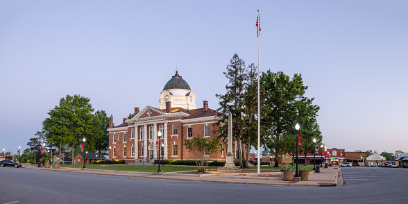 Blakely, Georgia, USA - April 19, 2022: The Early County Courthouse