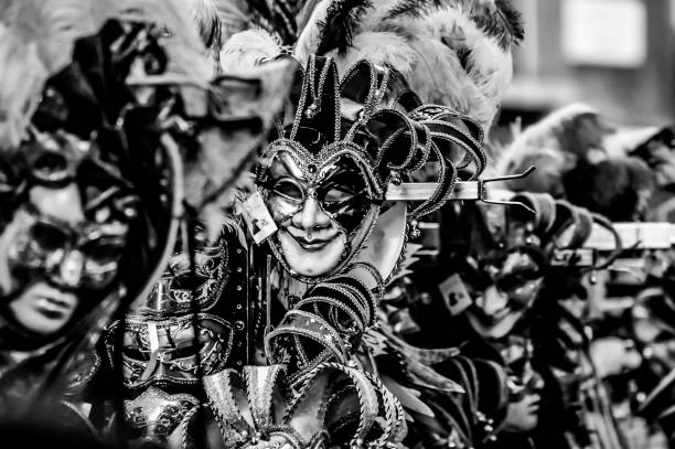 Traditional mask in Venice on display