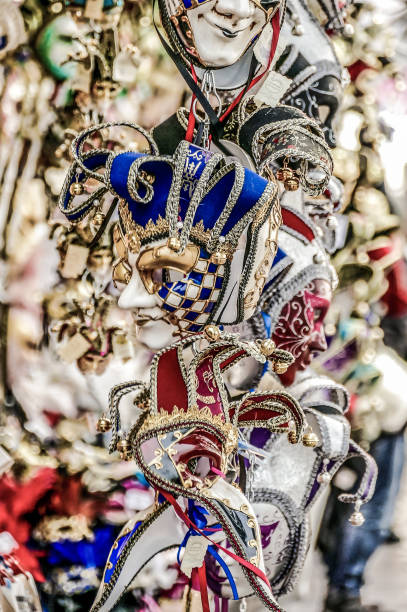 istock Venice carnival mask , during carnival in venice, italy 1457644156