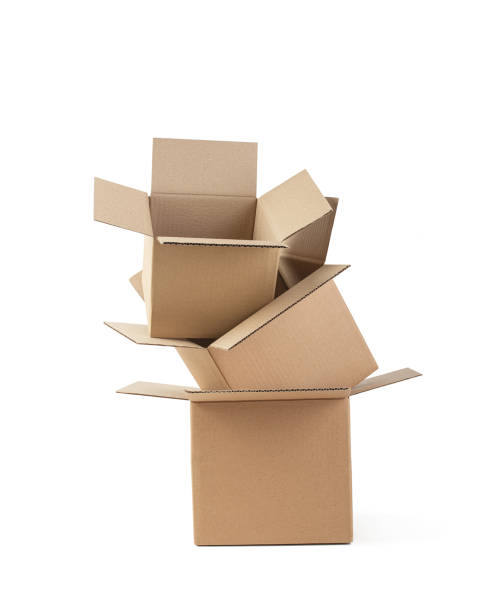 istock beige cardboard boxes on isolated white background 1457644907