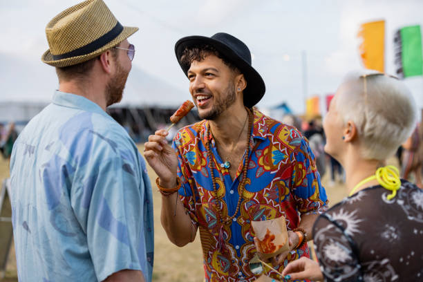 istock Eating Lunch at a Festival 1457658042