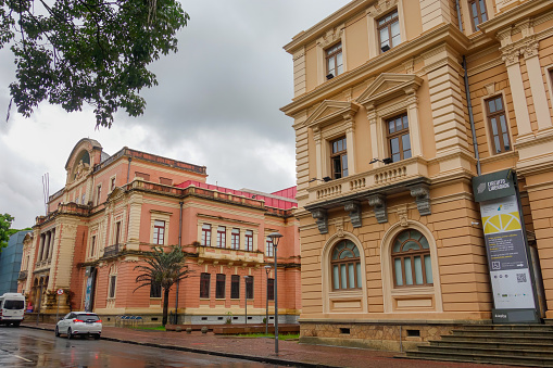 Museum buildings at Praca da Liberdade, Liberty Square, in Belo Horizonte, MG, Brazil.