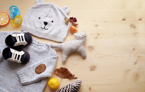 istock Winter fall baby boy clothes 1457665497