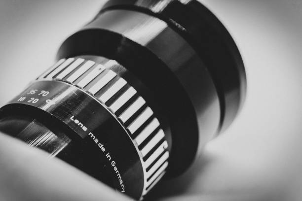 istock Super 8 Lens Close-Up Made in Germany 1457673677