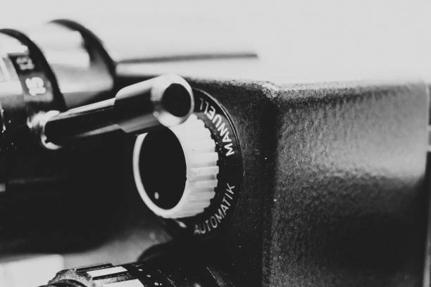 B&W movie lens camera 8mm German