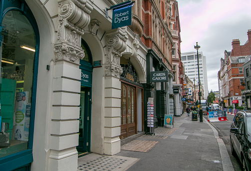 Carlos Place and Mount Street, an upmarket shopping destination in central London