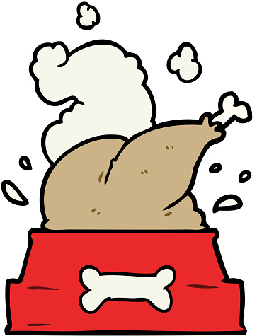 Ilustración de Pavo Cocido Entero De Dibujos Animados Metido En Un Tazón Para Perros Para Un Cachorro De Feliz Navidad y más Vectores Libres de Derechos de Alimento - iStock Ilustración de Pavo Cocido Entero De Dibujos Animados Metido En Un Tazón Para Perros Para Un Cachorro De Feliz Navidad y más Vectores Libres de Derechos de Alimento - iStock