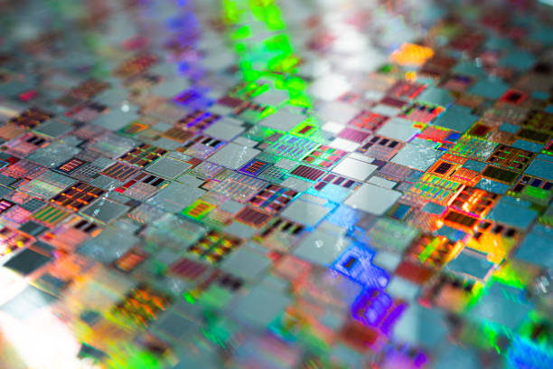 istock Silicon wafer for manufacturing semiconductor of integrated circuit. 1457701925