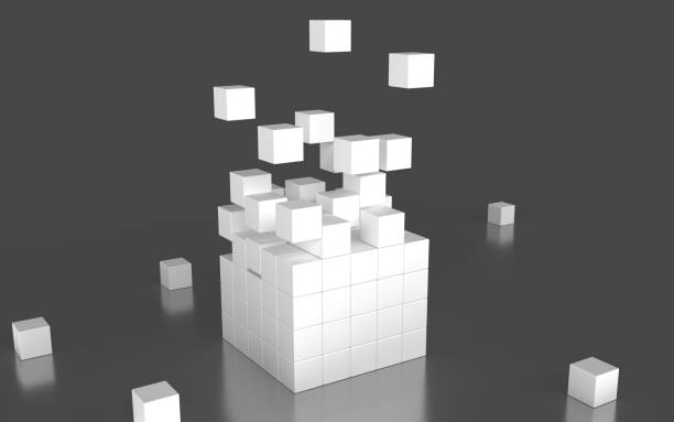 istock 3D illustration of stacked cubes 1457702491
