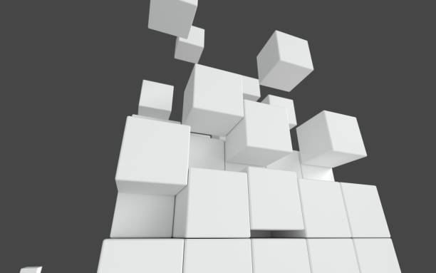 istock 3D illustration of stacked cubes 1457702506