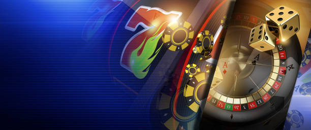 istock Casino Gaming Collage Illustration Background 1457706578