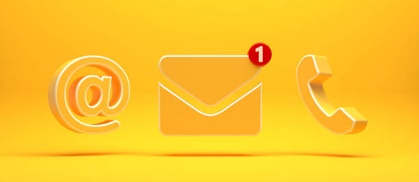 istock contact as icon symbol - 3D Illustration 1457715450