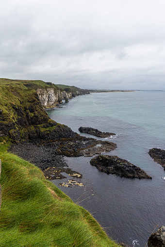 The Irish Antrim coast stretches between Larne in the south and Portrush in the north.