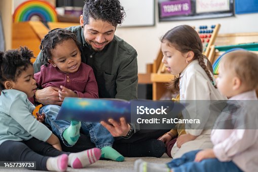 istock Story Time at Daycare 1457739733
