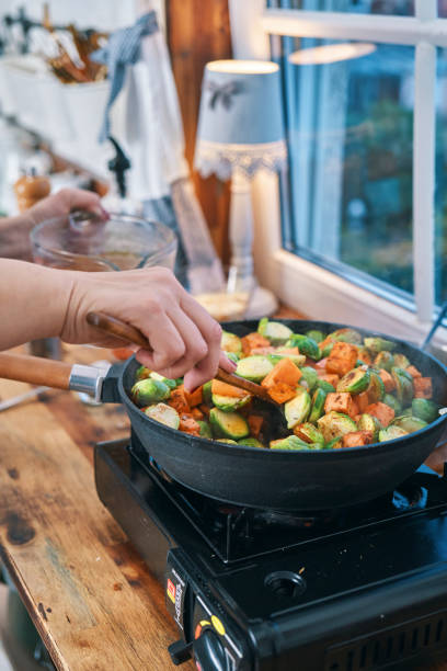 istock Preparing Farmers Harvest Chicken Casserole 1457742925